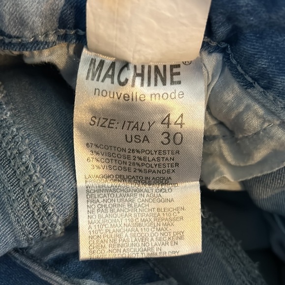 Machine Nouvelle‎ mode size 30 butterfly jeans - Picture 7 of 9